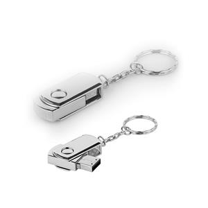 32 GB Döner Kapaklı Metal Anahtarlık USB Bellek