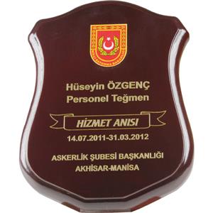 BK-75 Ahşap Plaket