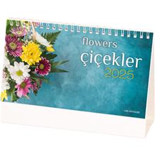 Diyarbakır Promosyon AMT-05-TB Çiçekler Masa Takvimi