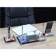 Diyarbakır Promosyon KM-300 3lü Kristal Masa Seti
